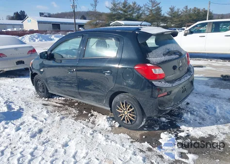 2018 Mitsubishi Mirage Es from USA, damaged, VIN ML32A3HJ5JH010565